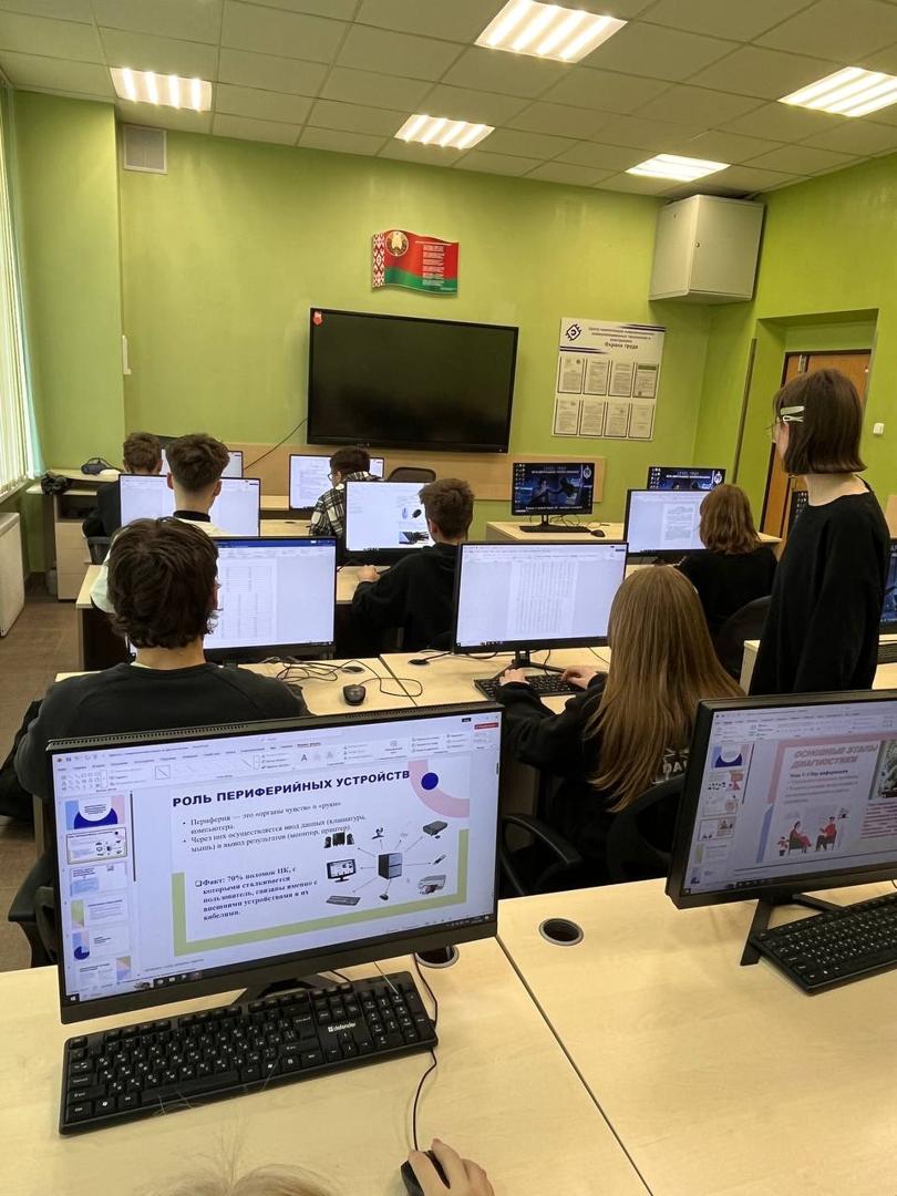 Students of the Belarusian National Technical University complete the first section of practical training