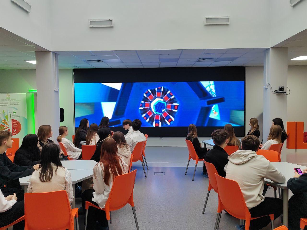 Учащиеся группы 5к9291 посетили Информационный центр атомной энергии