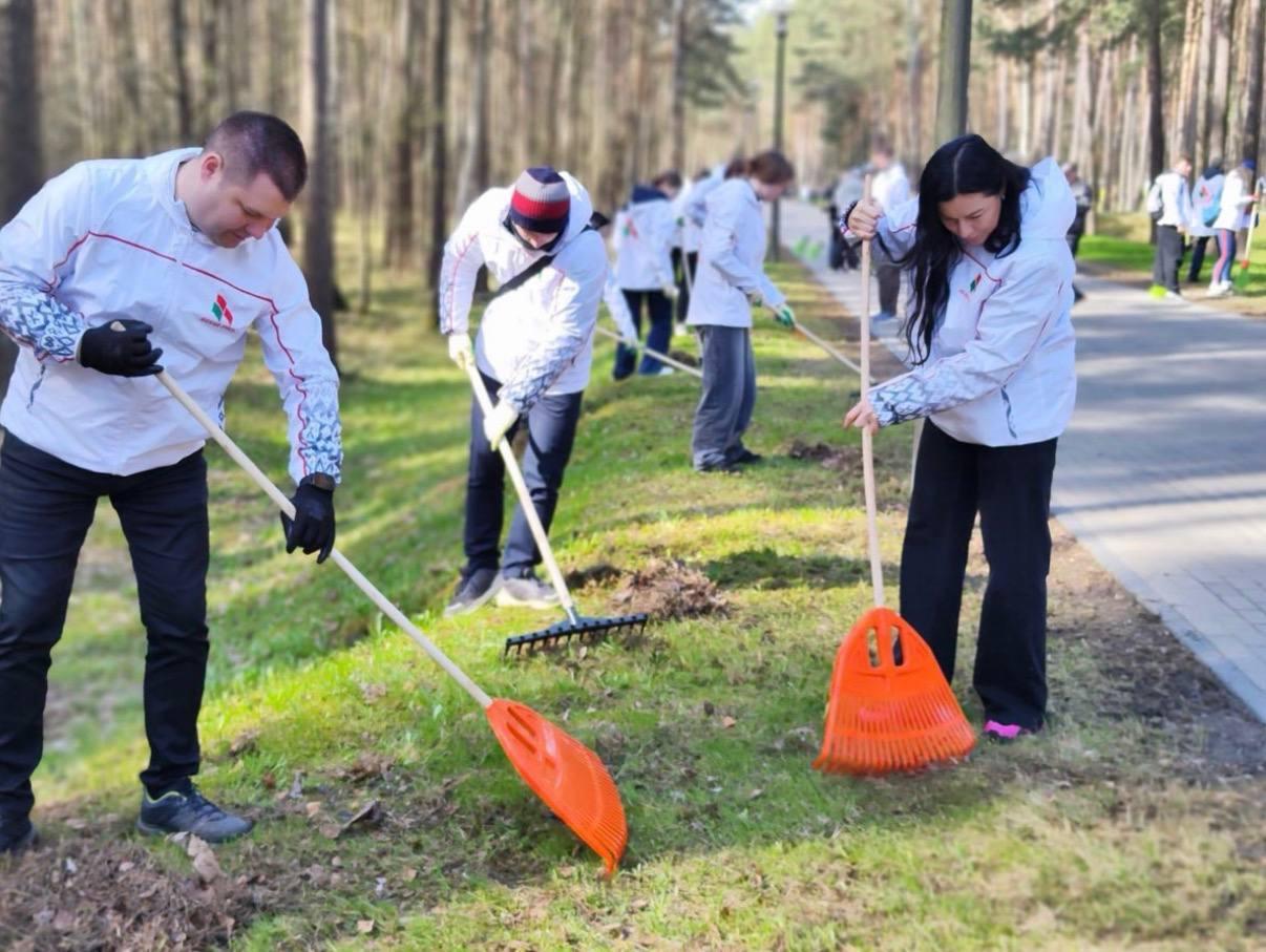 Активисты «Белой Руси» отправились на урочище Благовщина — часть мемориального комплекса «Тростенец»