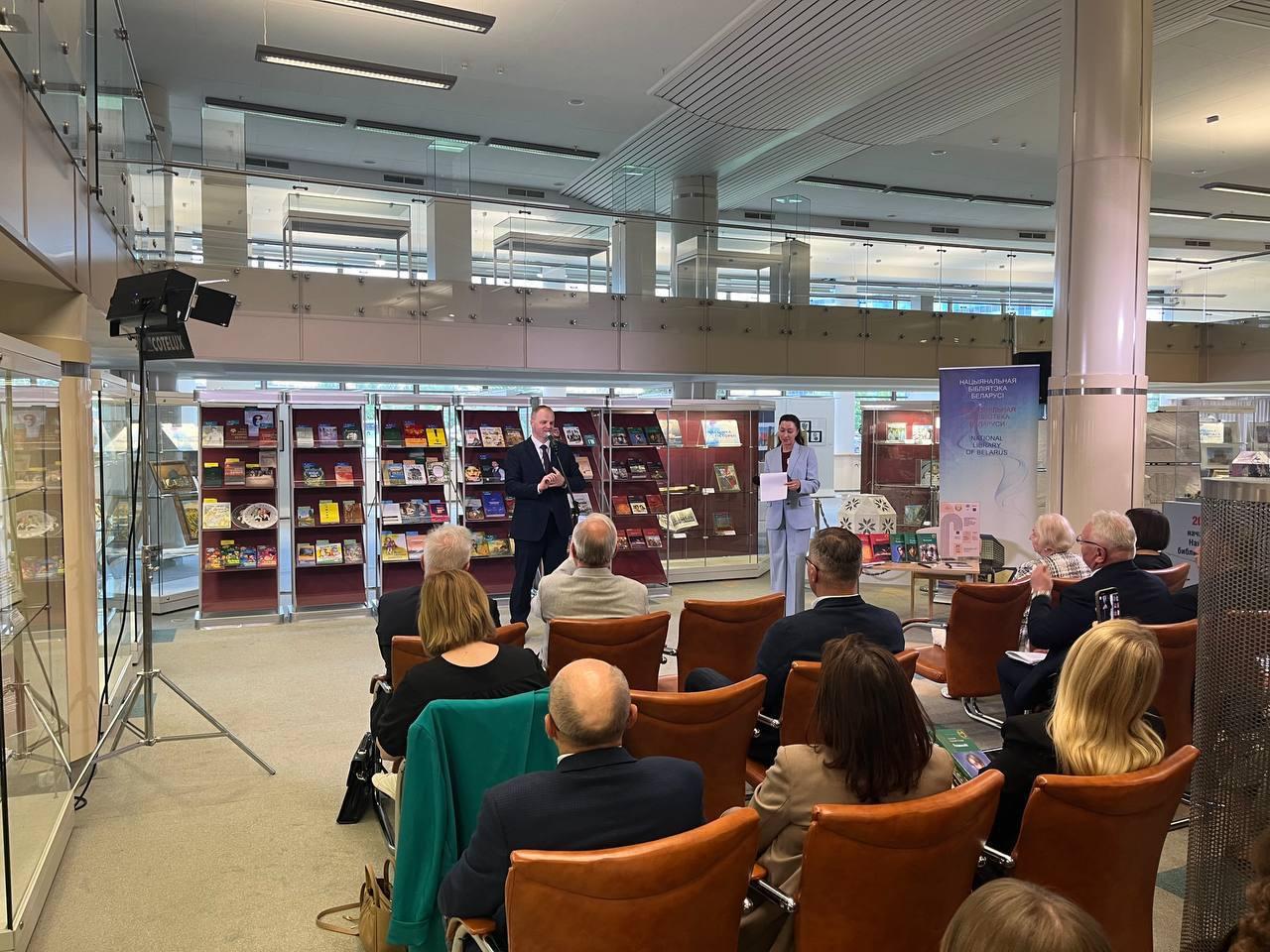 Students of the Minsk Radio Engineering College visited the National Library of the Republic of Belarus