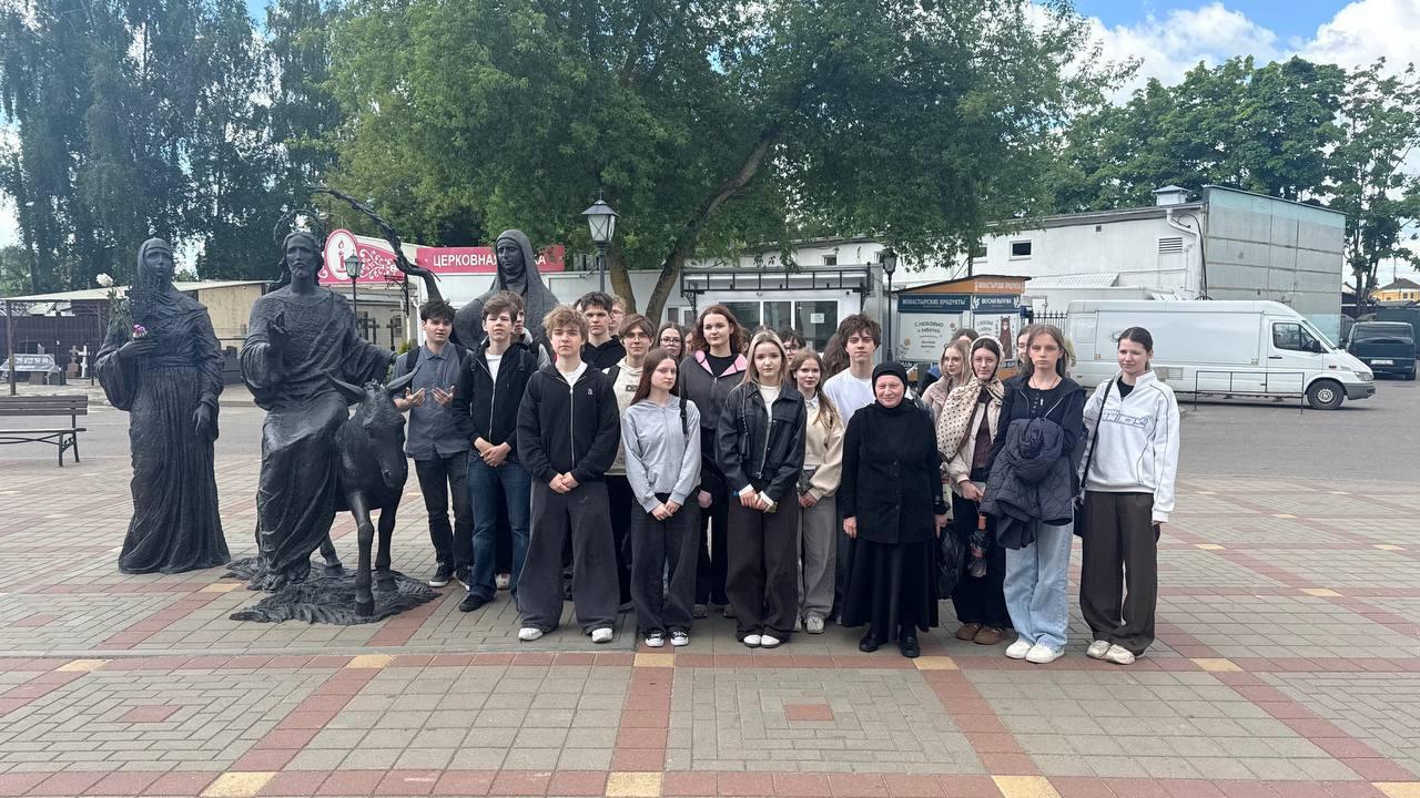 Students of group 5k9393 of the Minsk Radio Engineering College visited the St. Elisabeth Monastery