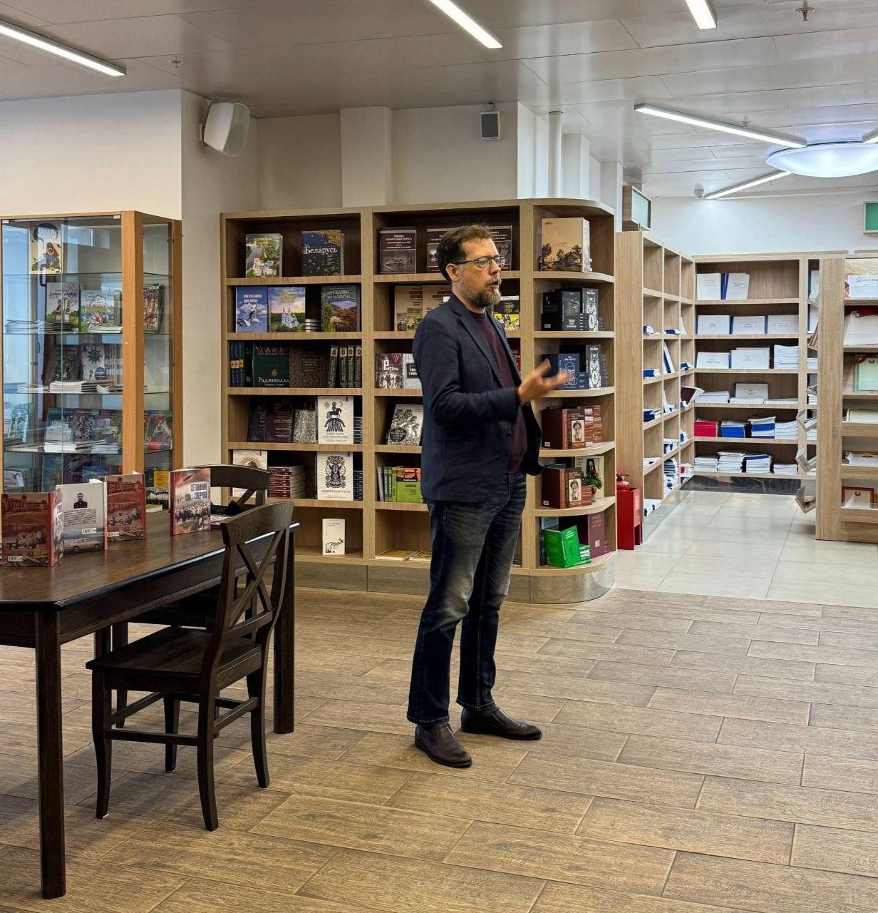 1st year students of group 6K9393 attended the presentation of books by Vyacheslav Bondarenko