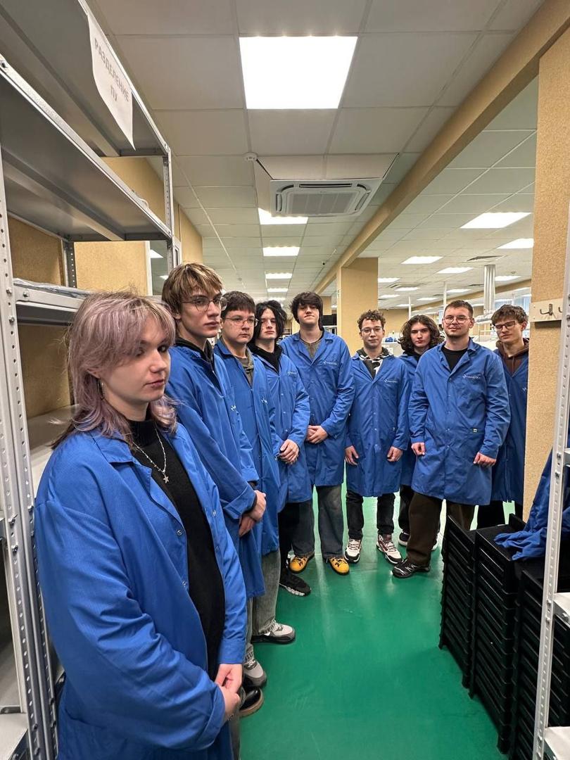 Учащиеся группы 3К9191 совместно с преподавателем Бойко Д.А. посетили предприятие ООО "НАНОТЕХ"