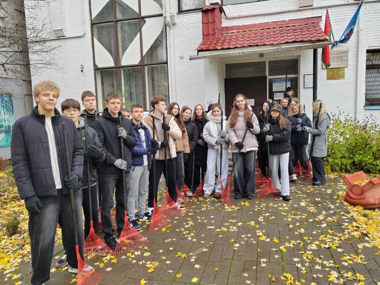 Группа 5К9391 на субботнике