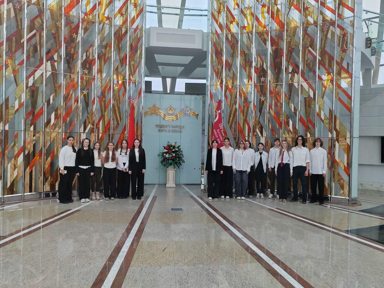 Students of the Minsk Radio Engineering College group 5k9691 visited the Belarusian State Museum of the History of the Great Patriotic War