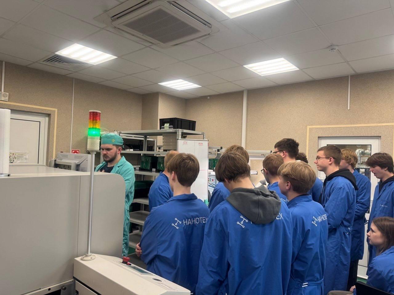 Students of study group 4K9191 made a study visit to the company "NANOTECH" LLC