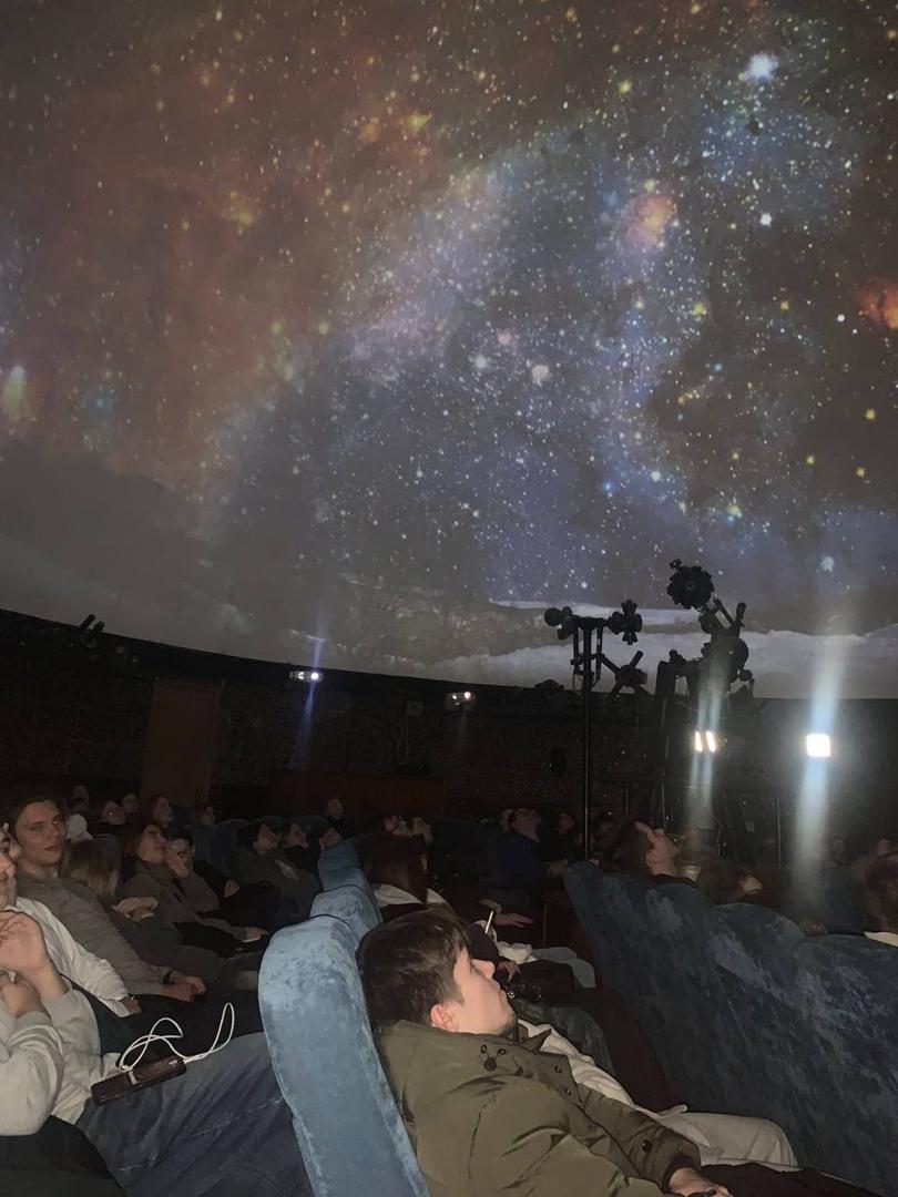 Students visited the Minsk Planetarium