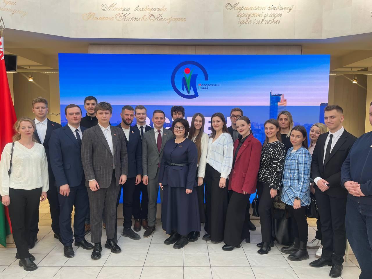 Meeting of Youth Councils at the administration of the districts of the city of Minsk