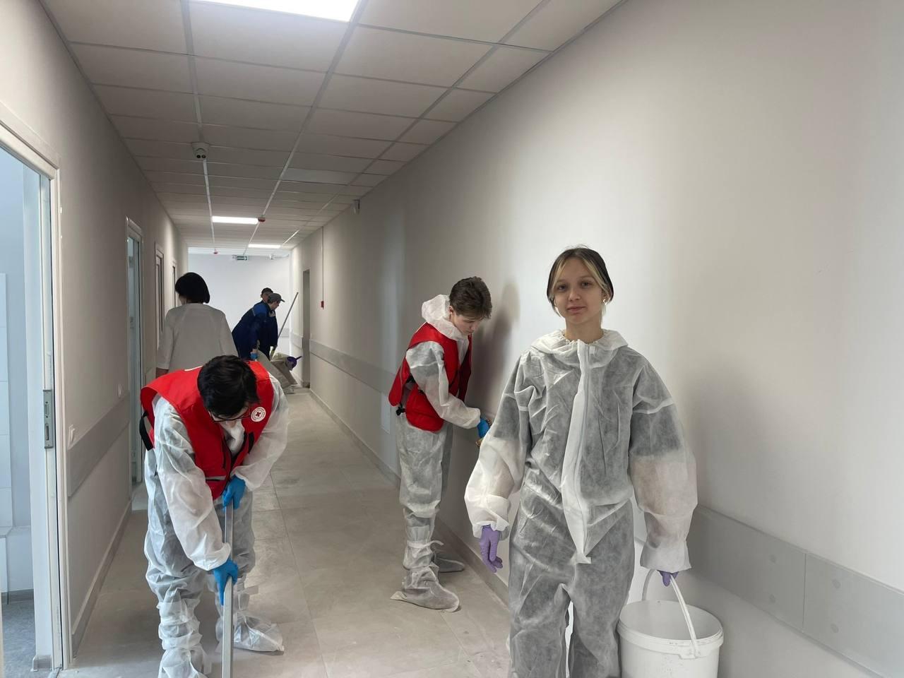 The reconstruction of the 13th city clinic in the Soviet district of Minsk continues