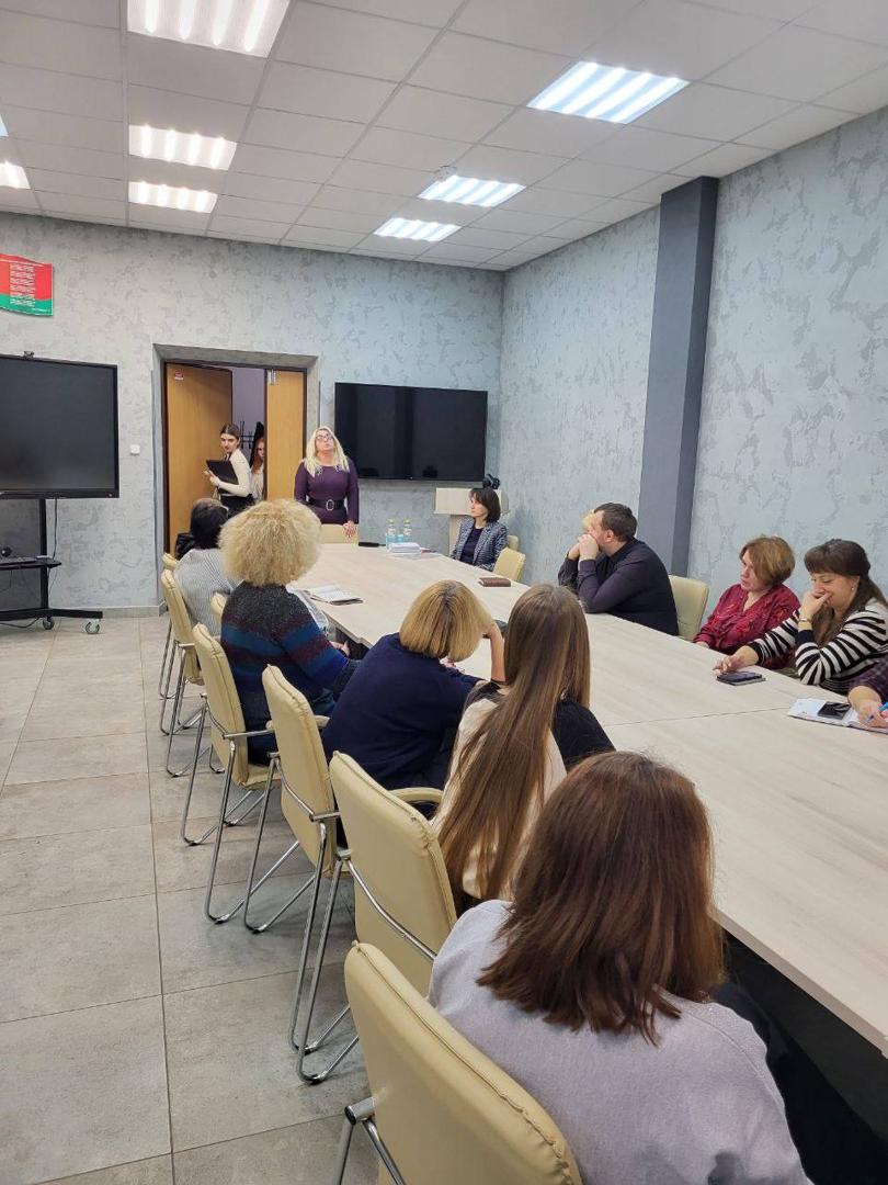 Meeting of study group curators and college teachers with Irina Vladimirovna Orlovskaya