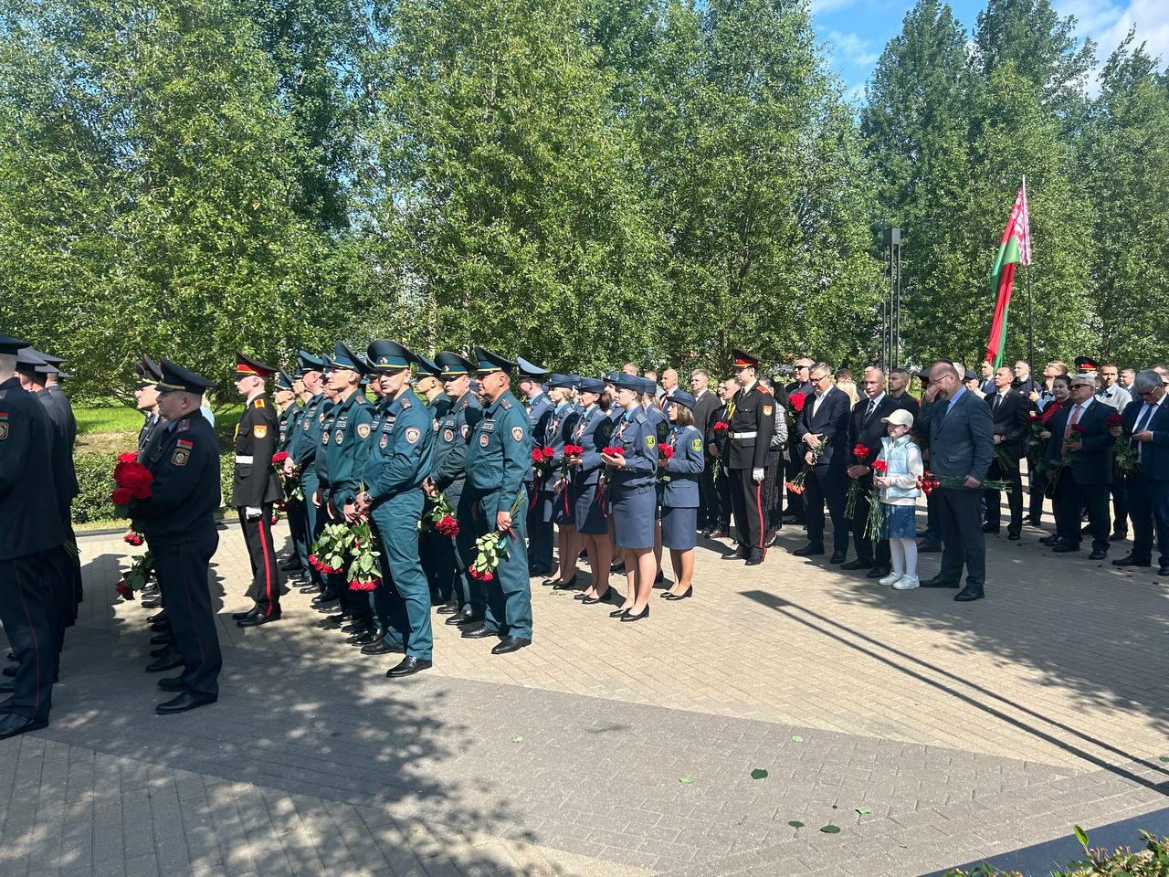 A rally-improving in memory of the victims of fascism was held in the Memorial complex "Trostenets"