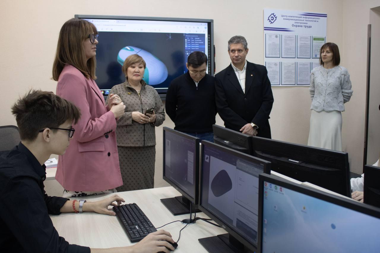 Minsk Radio Engineering College was visited by heads of professional educational institutions of the Republic of Sakha