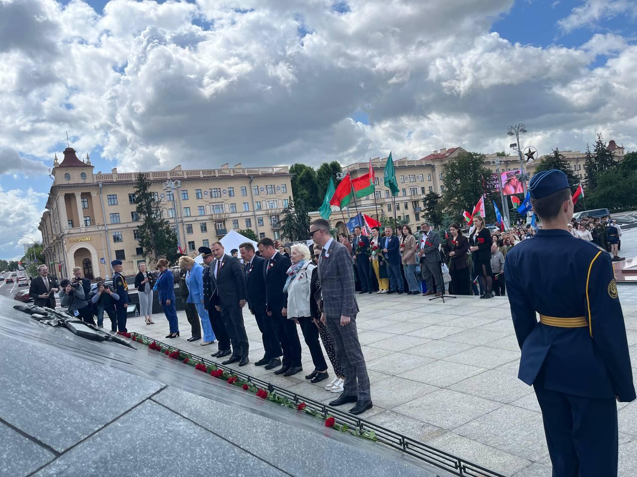 Representatives of MRK took part in the imposition of flowers to the Victory monument
