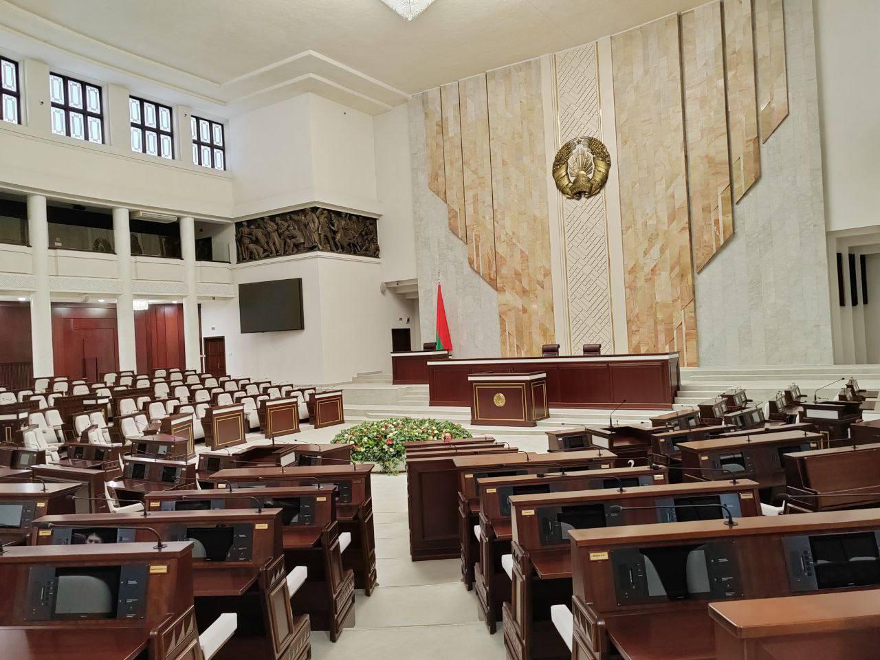 Студэнты радыё каледжа Мінску наведалі Палату прадстаўнікоў Нацыянальнай асамблеі Рэспублікі Беларус